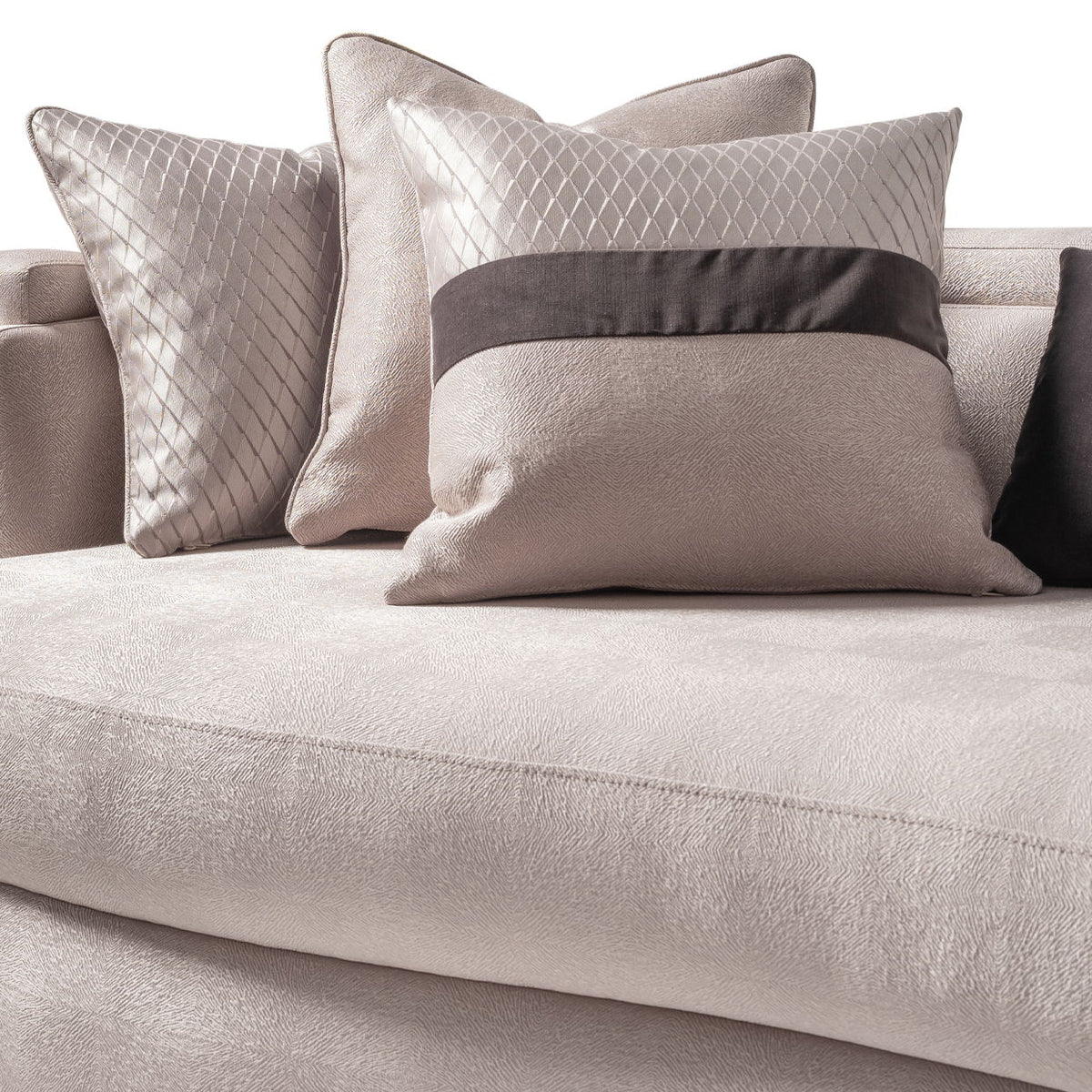 Carmela - Mansion Sofa - Zinc / Silver - R&R Furniture Gallery (Fountain Valley, CA)