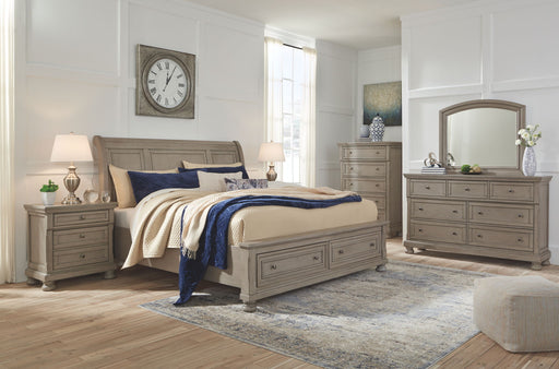 Lettner - Sleigh Bedroom Set - R&R Furniture Gallery (Fountain Valley, CA)