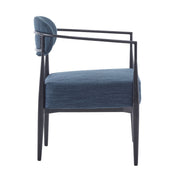 Modern Upholstered Accent Armchair With Pocket Spring Seat - R&R Furniture Gallery (Fountain Valley, CA)