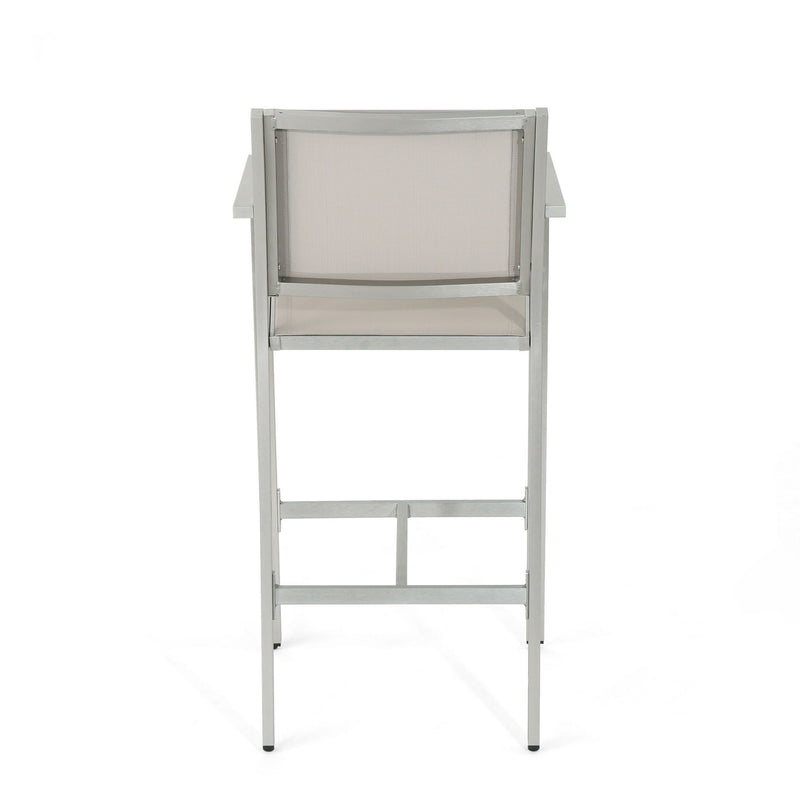 Outdoor Rust Proof Aluminum Barstools (Set of 2) - R&R Furniture Gallery (Fountain Valley, CA)