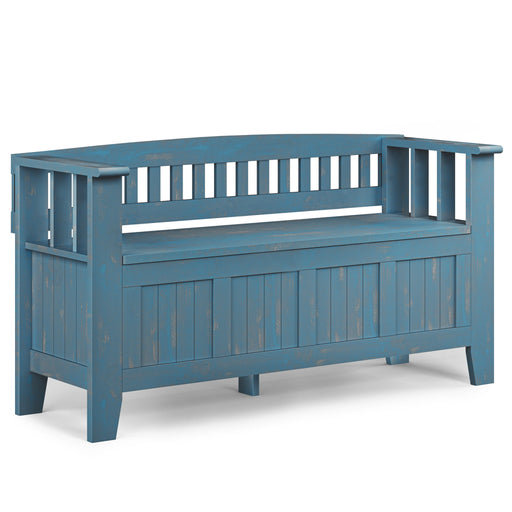 Acadian - Entryway Storage Bench, Handcrafted - R&R Furniture Gallery (Fountain Valley, CA)