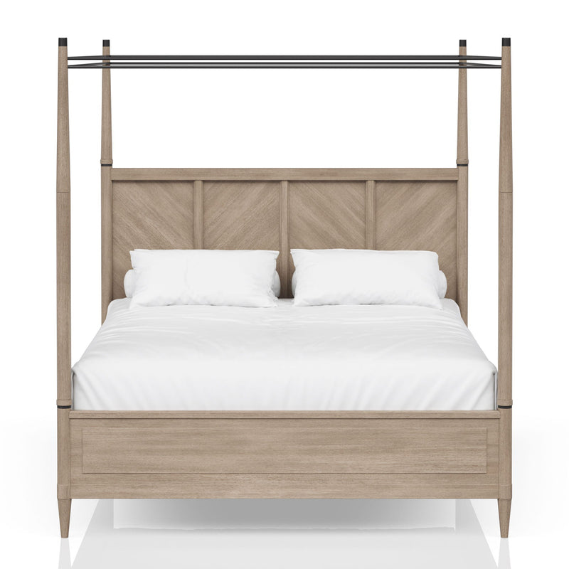 Transitional Styling Canopy Bed - R&R Furniture Gallery (Fountain Valley, CA)