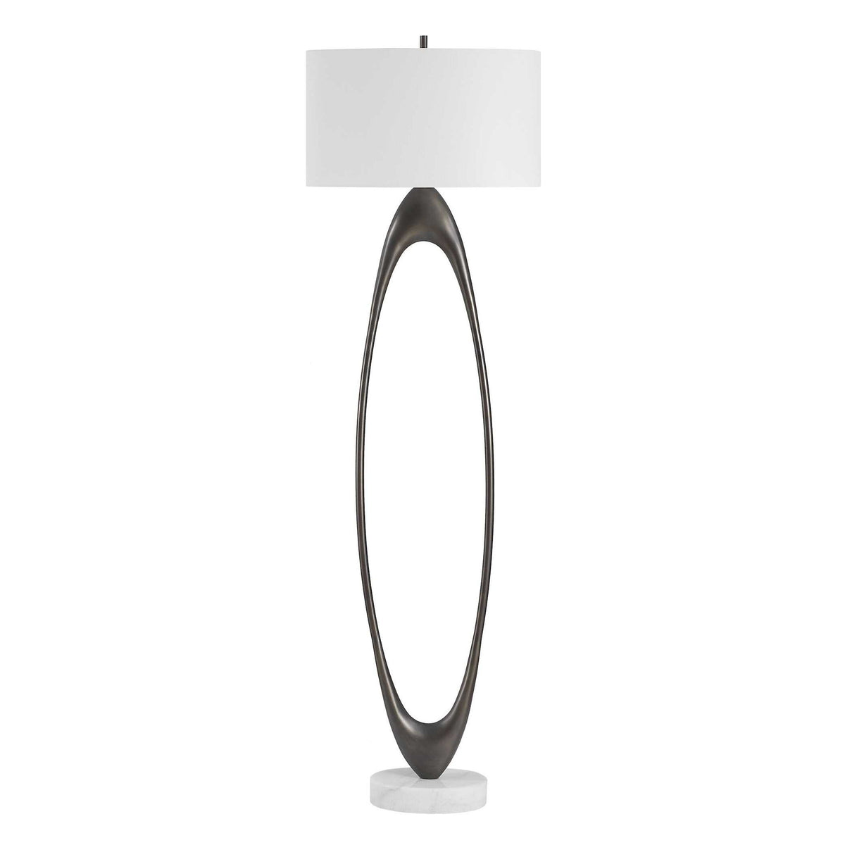 Sonic - Open Oval Floor Lamp - Bronze
