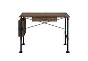 Endang - Writing Desk - Weathered Oak & Black - R&R Furniture Gallery (Fountain Valley, CA)