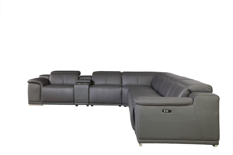9762 - Power Reclining Sectional - R&R Furniture Gallery (Fountain Valley, CA)