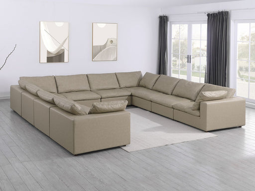 1100 - 10-Piece U-Shaped Sectional In Top-Grain Italian Leather - R&R Furniture Gallery (Fountain Valley, CA)