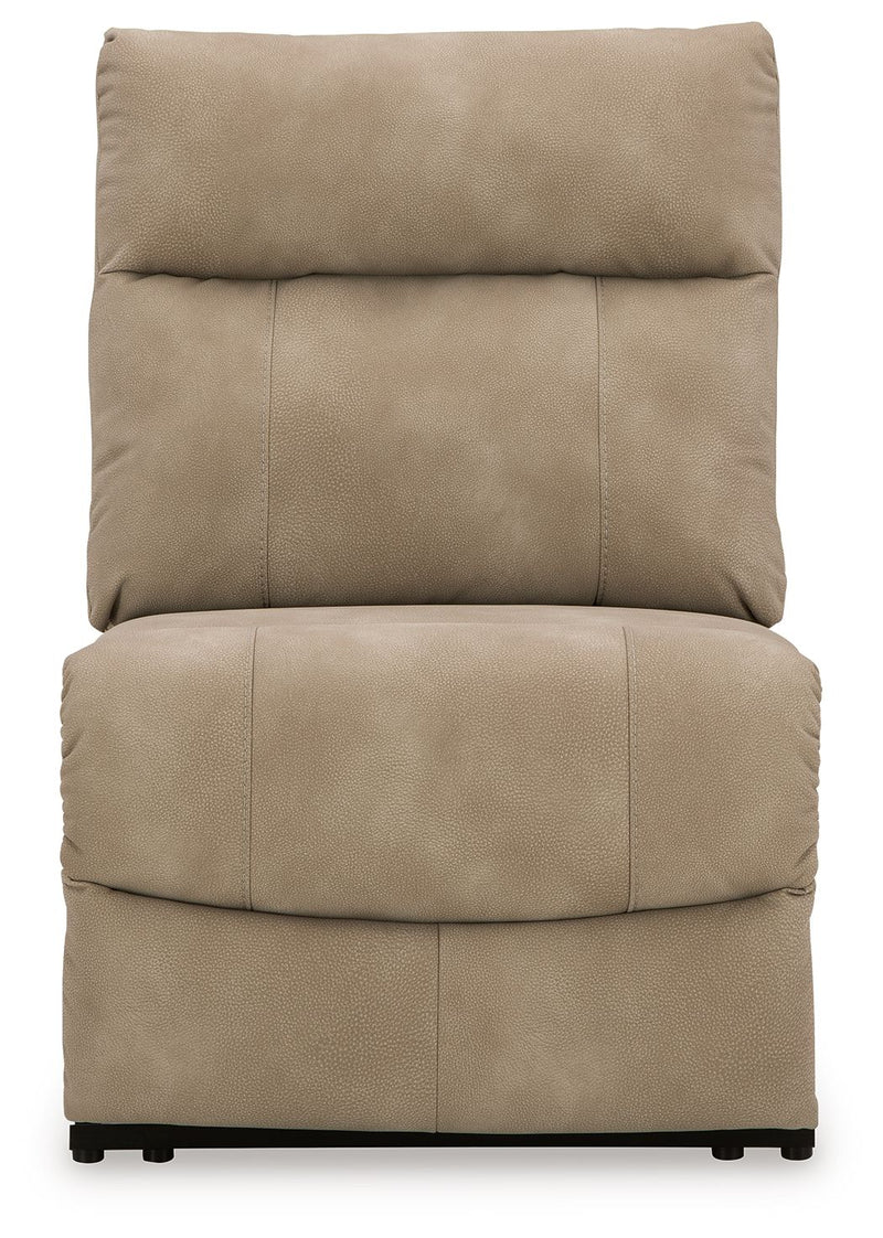 Signature Design by Ashley Next-Gen Durapella reclining sectional with plush cushions and modern design, shown in a spacious living room setting.