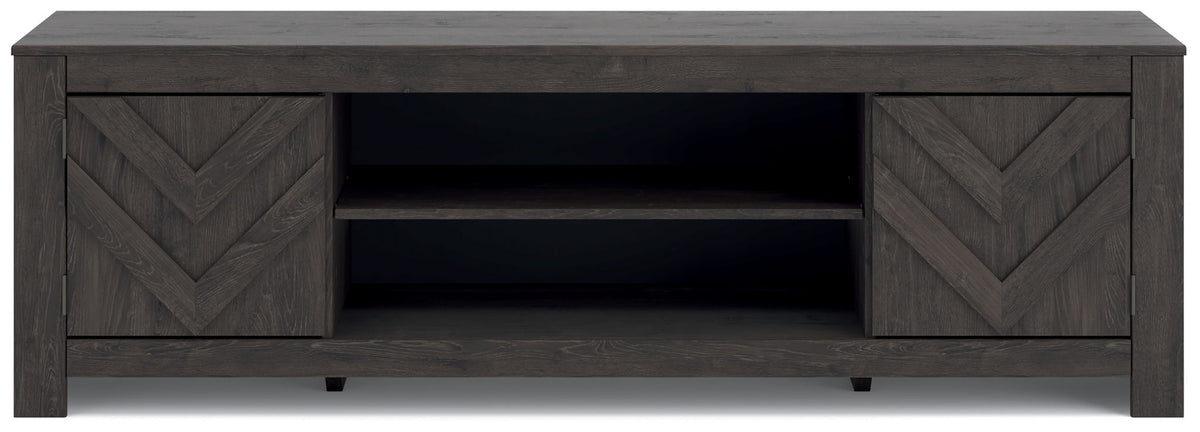 Cayboni - LG TV Stand With Fireplace Option - R&R Furniture Gallery (Fountain Valley, CA)
