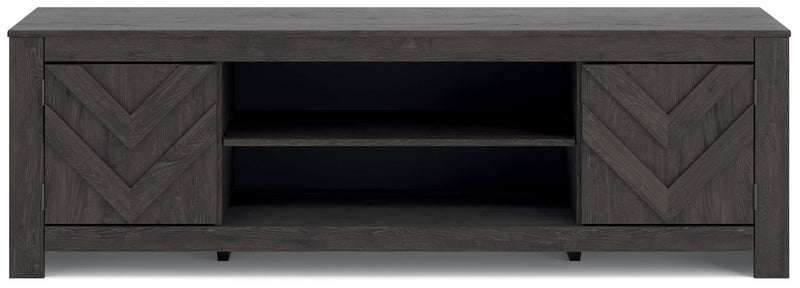 Cayboni - LG TV Stand With Fireplace Option - R&R Furniture Gallery (Fountain Valley, CA)