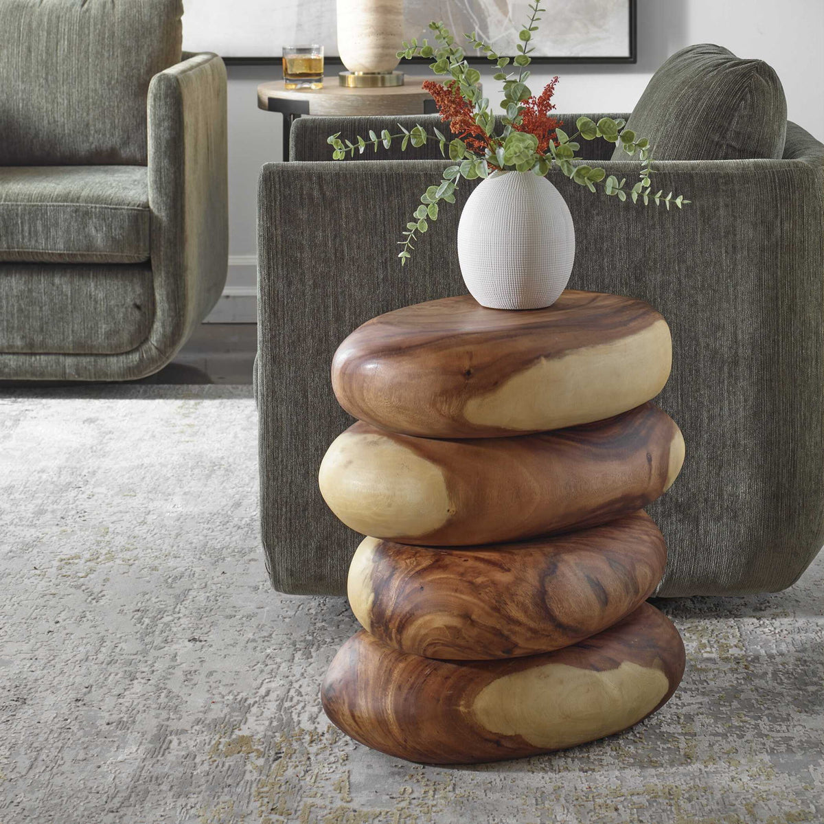 Carrillo - Modern End Table - Light Brown