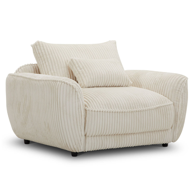 Utopia - Sofa And 2 Chair And Half - Mega Ivory - R&R Furniture Gallery (Fountain Valley, CA)