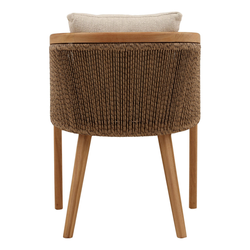Cian - Outdoor Dining Chair - Sand And Natural