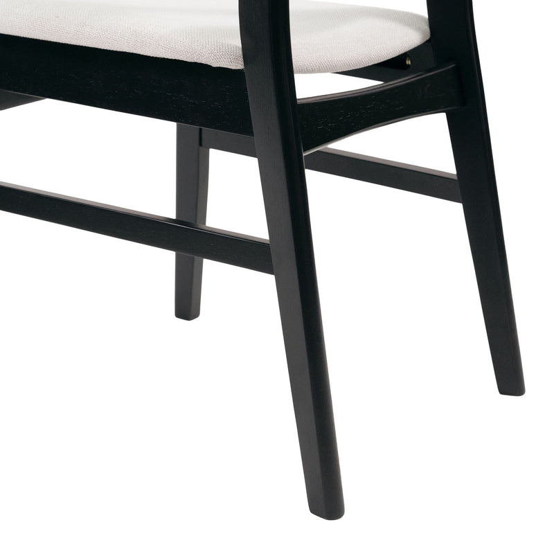 Mid Century Dining Chairs With Cushioned Seats And Wood Frame (Set of 2) - R&R Furniture Gallery (Fountain Valley, CA)