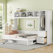 Space Saving Murphy Wall Bed With Closet And Drawers - R&R Furniture Gallery (Fountain Valley, CA)