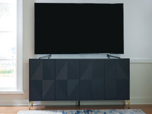 Loirwick - Accent Cabinet - Dark Blue - R&R Furniture Gallery (Fountain Valley, CA)