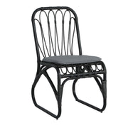 Outdoor Wicker Dining Chairs With Washable Cushion (Set of 2) - R&R Furniture Gallery (Fountain Valley, CA)