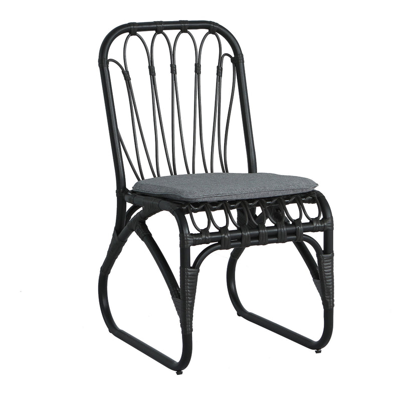Outdoor Wicker Dining Chairs With Washable Cushion (Set of 2) - R&R Furniture Gallery (Fountain Valley, CA)