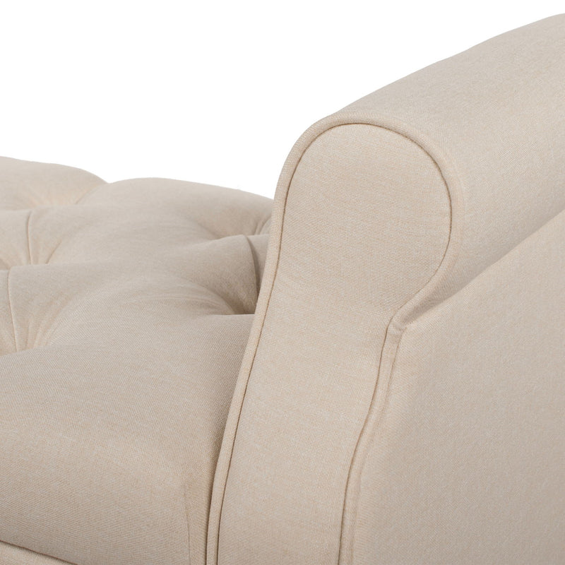 Jacqueline - Tufted Roll Arm Storage Bench - R&R Furniture Gallery (Fountain Valley, CA)