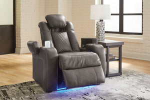 Fyne-dyme - Power Recliner/Adj Headrest - R&R Furniture Gallery (Fountain Valley, CA)