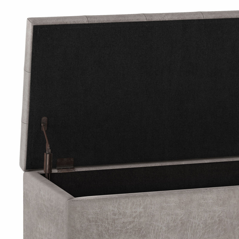 Cosmopolitan - Upholstered Storage Ottoman - R&R Furniture Gallery (Fountain Valley, CA)