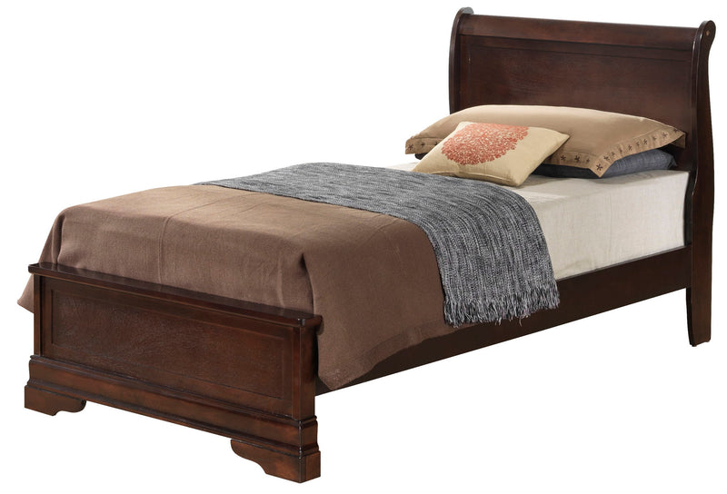 Louis Phillipe - Twin Bed - Cappuccino