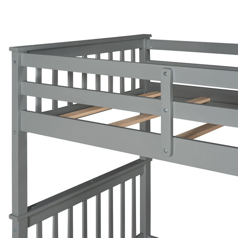 Bunk Bed With Ladders And 2 Storage Drawers - R&R Furniture Gallery (Fountain Valley, CA)