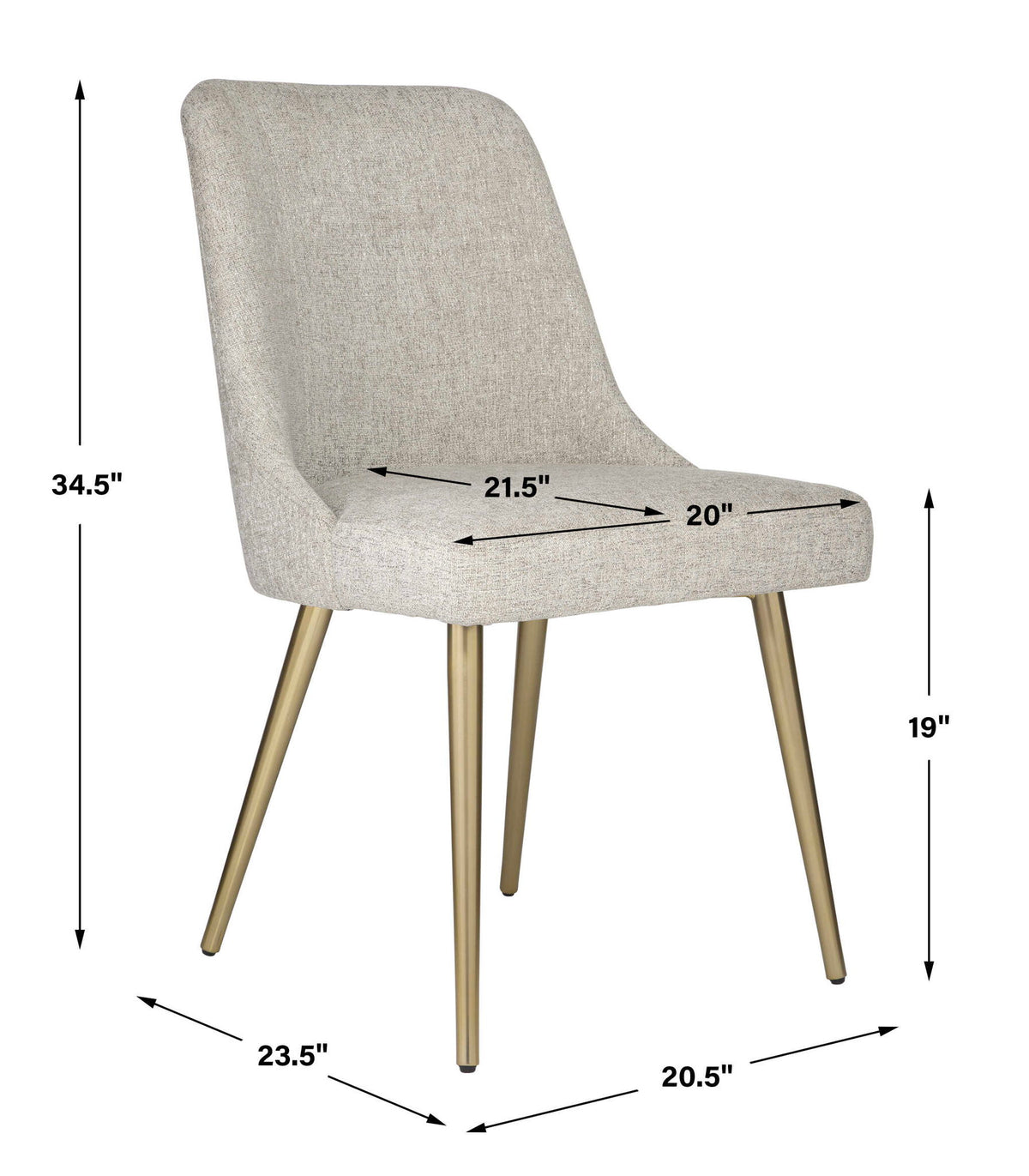 Bramwell - Dining Chair - Gray
