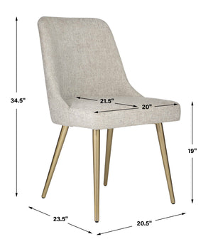 Bramwell - Dining Chair - Gray