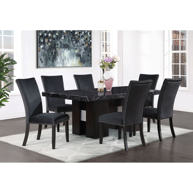 Jhoanna - Dining Chairs (Set of 2) - Black - R&R Furniture Gallery (Fountain Valley, CA)