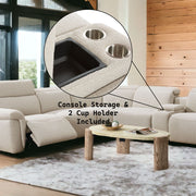 Dayana - Power Motion Sectional Sofa - Beige Boucle - R&R Furniture Gallery (Fountain Valley, CA)