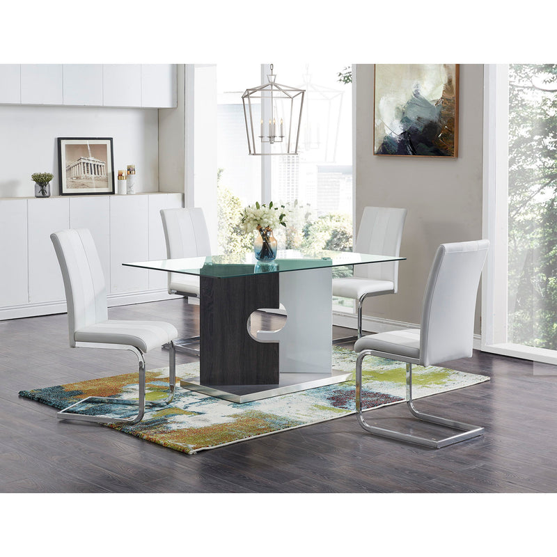 Iris - Dining Table - Gray - R&R Furniture Gallery (Fountain Valley, CA)