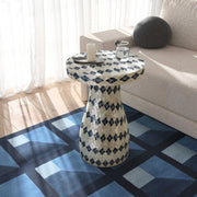 Halio - Checkered Shell Side Table - R&R Furniture Gallery (Fountain Valley, CA)