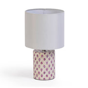 Merlot - Capiz Shell Table Lamp - Pink - R&R Furniture Gallery (Fountain Valley, CA)