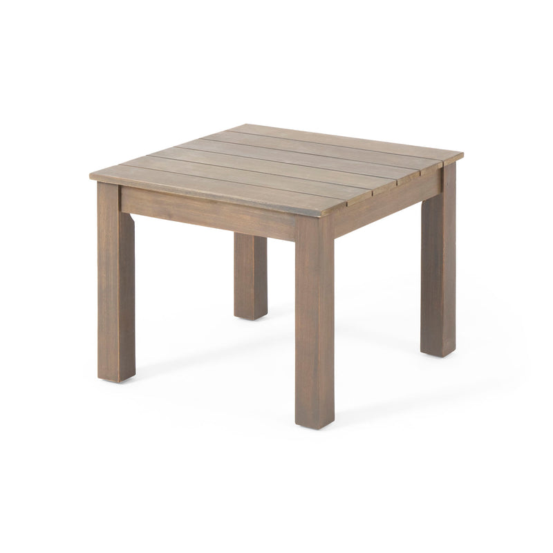 Halcyon - Outdoor Side Table With Slat Design - R&R Furniture Gallery (Fountain Valley, CA)