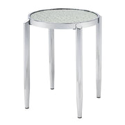 Abbe - End Table - Glass & Chrome - R&R Furniture Gallery (Fountain Valley, CA)