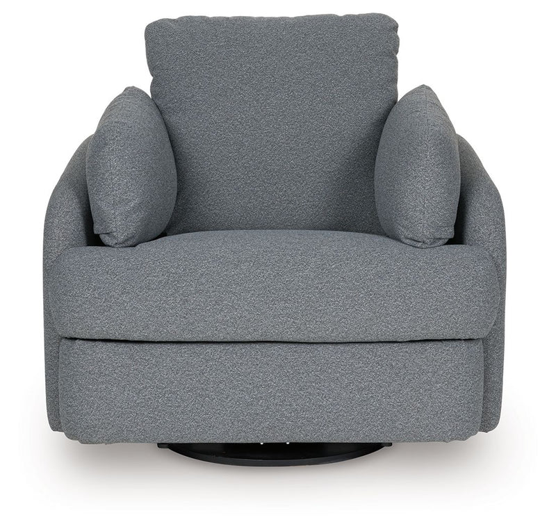 Alainmont Next-Gen Nuvella - Swivel Power Recliner - R&R Furniture Gallery (Fountain Valley, CA)