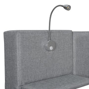 Upholstered Platform Bed With Reading Lights, Drawers, Trundle And Shelves - R&R Furniture Gallery (Fountain Valley, CA)