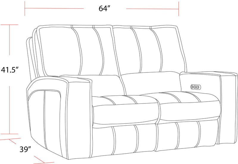 Rockford - Power Reclining Sofa Set