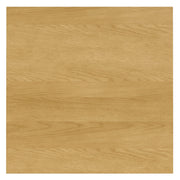 Simpli-Home Lowry handcrafted square dining table with wooden finish, sturdy legs, ideal for modern dining rooms.