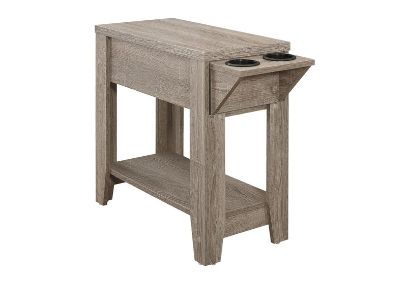 Accent Side Table, Storage, Lamp, Transitional Space-Saving Design - R&R Furniture Gallery (Fountain Valley, CA)