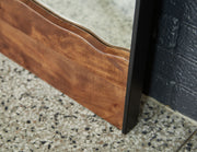 Panchali - Floor Mirror - Brown / Black - R&R Furniture Gallery (Fountain Valley, CA)
