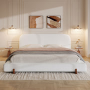 Elegant Upholstered Bed Frame - R&R Furniture Gallery (Fountain Valley, CA)