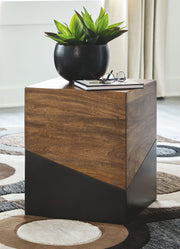 Trailbend - Accent Table - Brown / Gunmetal - R&R Furniture Gallery (Fountain Valley, CA)