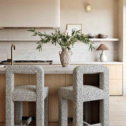 Hazel - Boucle Counter Stool - R&R Furniture Gallery (Fountain Valley, CA)
