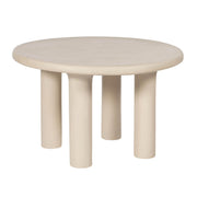 Barbara - 47" Indoor / Outdoor Round Dining Table - Cream - R&R Furniture Gallery (Fountain Valley, CA)