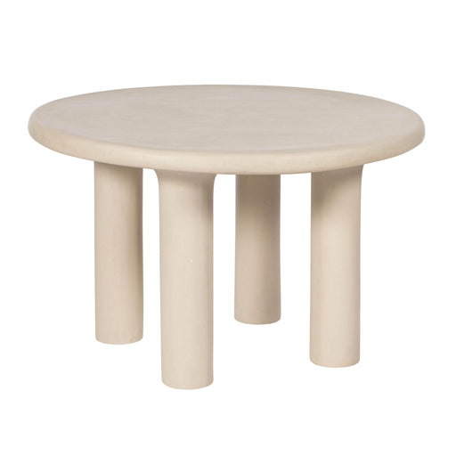Barbara - 47" Indoor / Outdoor Round Dining Table - Cream - R&R Furniture Gallery (Fountain Valley, CA)