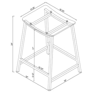 Staten - Backless Stool (Set of 2)