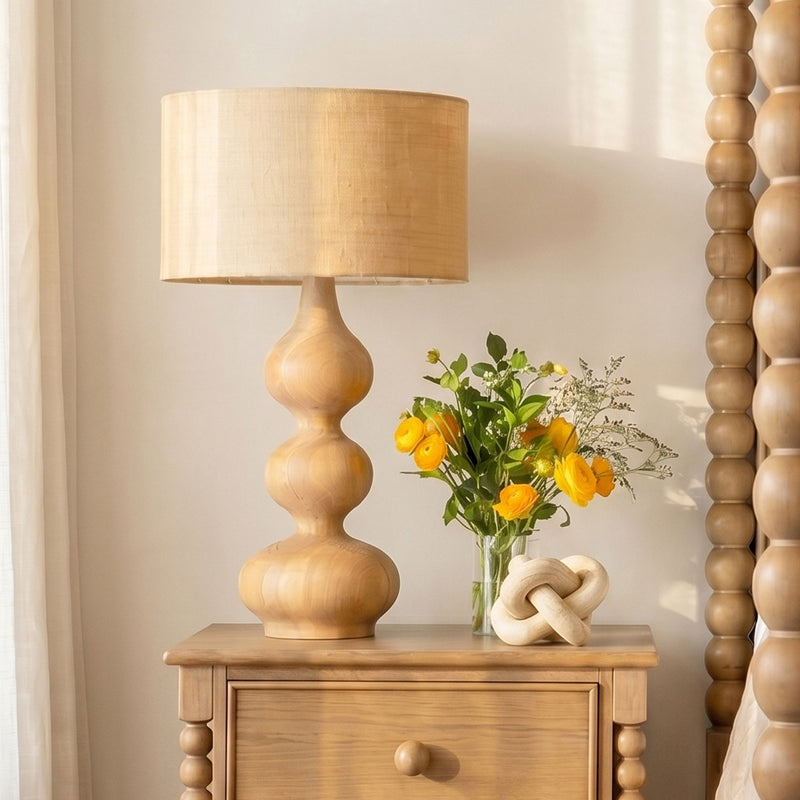 Lynne - Table Lamp - Natural And Beige