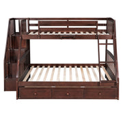 Bunk Bed With Drawers, Ladder And Storage Staircase - R&R Furniture Gallery (Fountain Valley, CA)