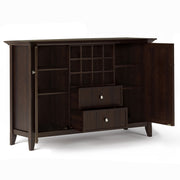 Bedford - Sideboard Buffet And Wine Rack - Dark Chestnut Brown - R&R Furniture Gallery (Fountain Valley, CA)